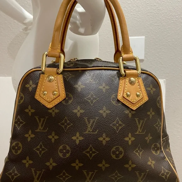 Louis Vuitton Canvas Manhattan PM Satchel Handbag - Picture 3 of 16